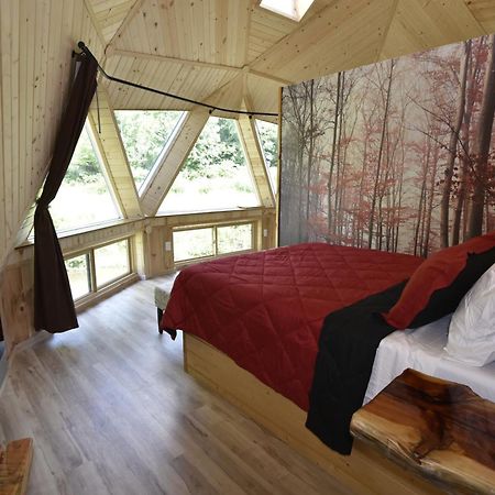 فيلا Natahala Glamping Red Dome #23 Topton المظهر الخارجي الصورة