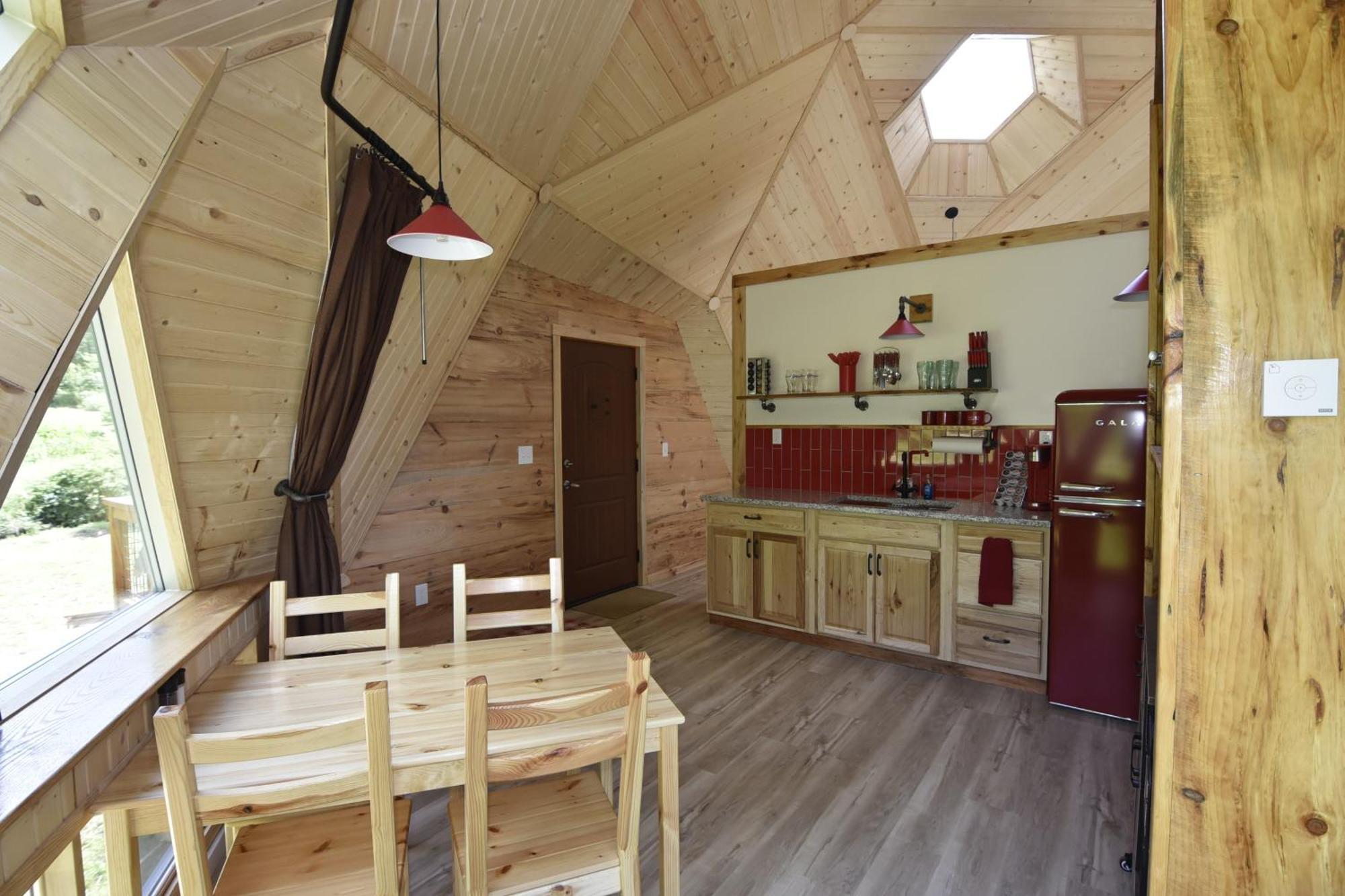 فيلا Natahala Glamping Red Dome #23 Topton المظهر الخارجي الصورة