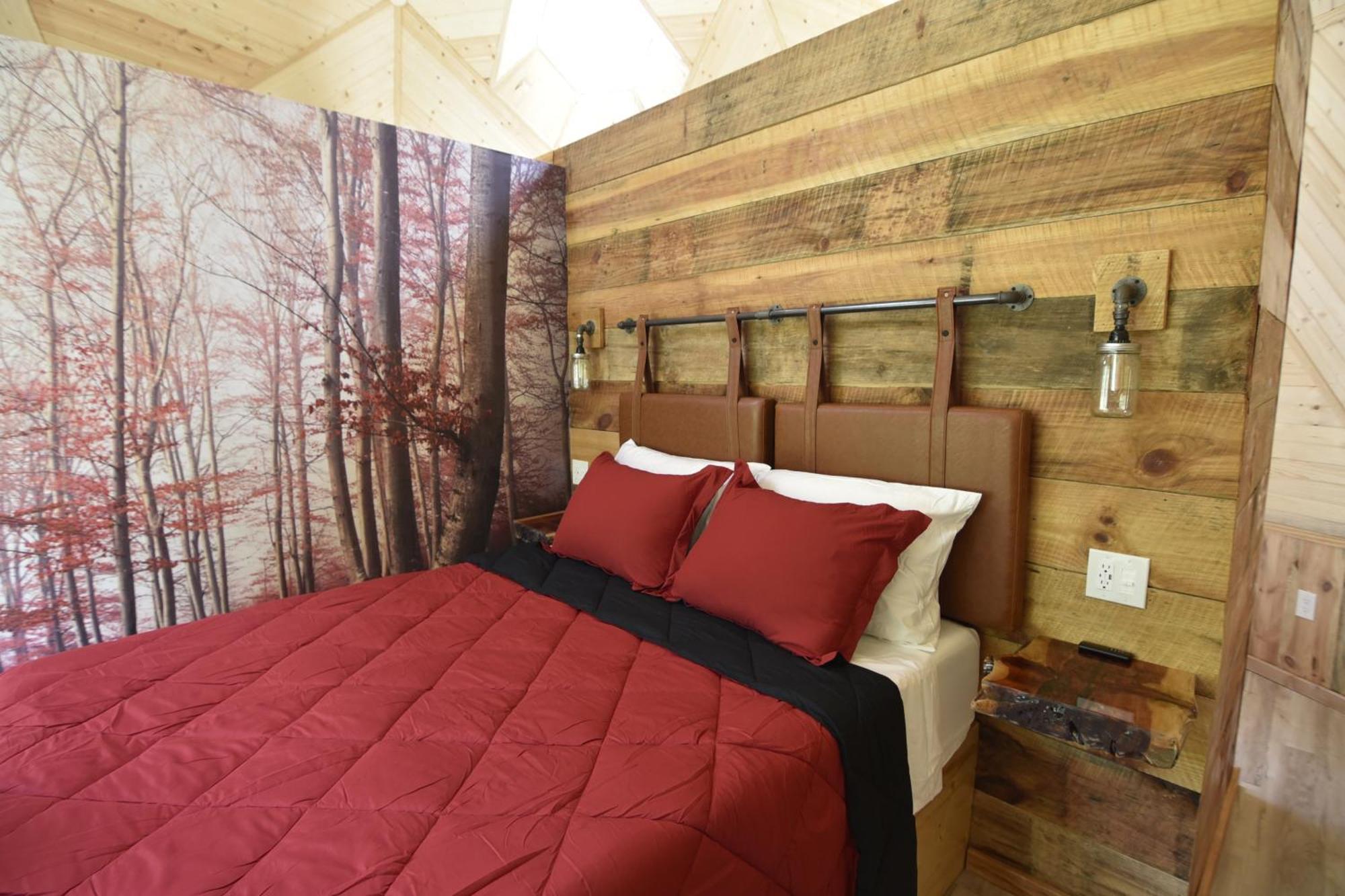 فيلا Natahala Glamping Red Dome #23 Topton المظهر الخارجي الصورة