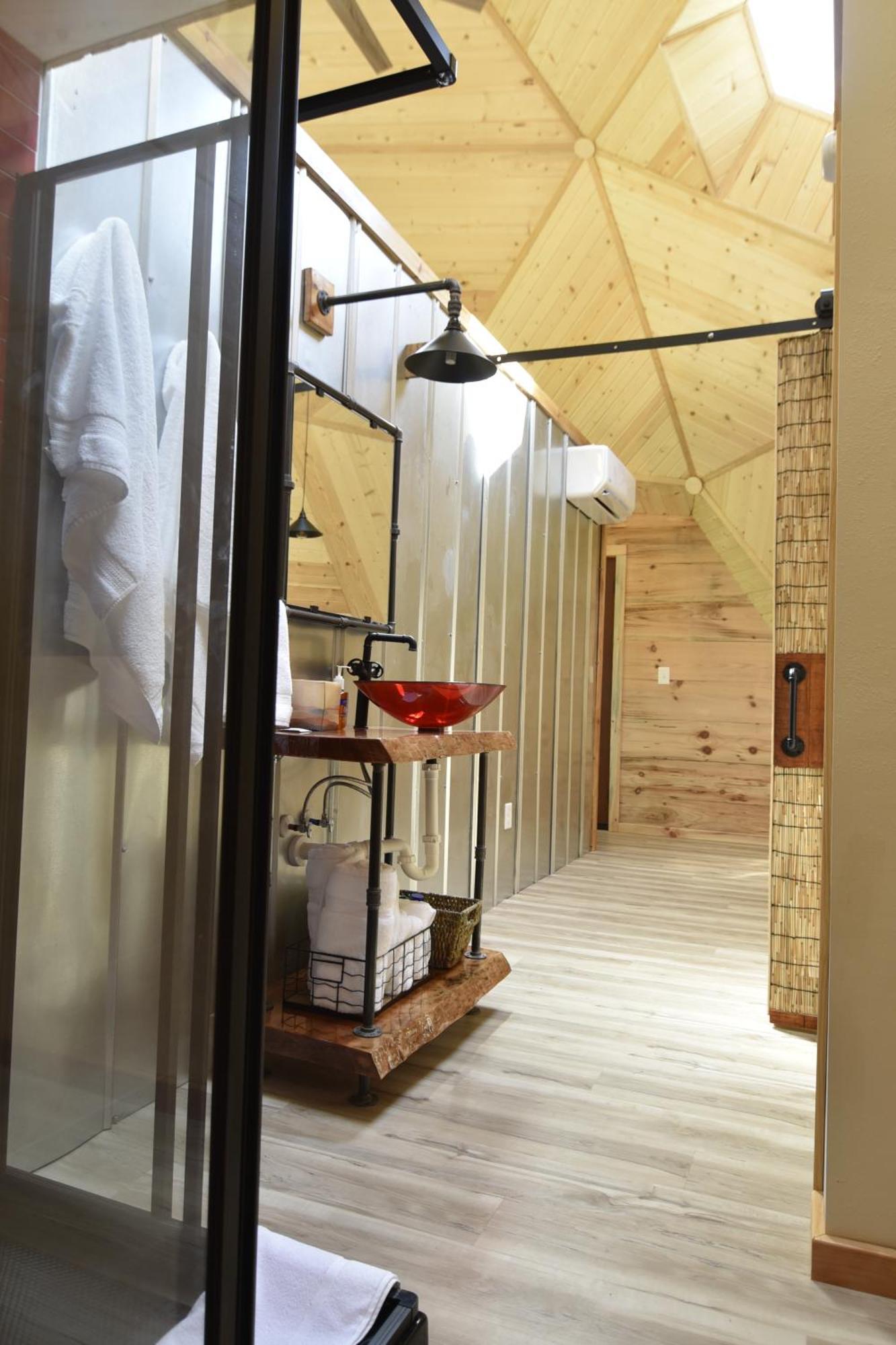 فيلا Natahala Glamping Red Dome #23 Topton المظهر الخارجي الصورة