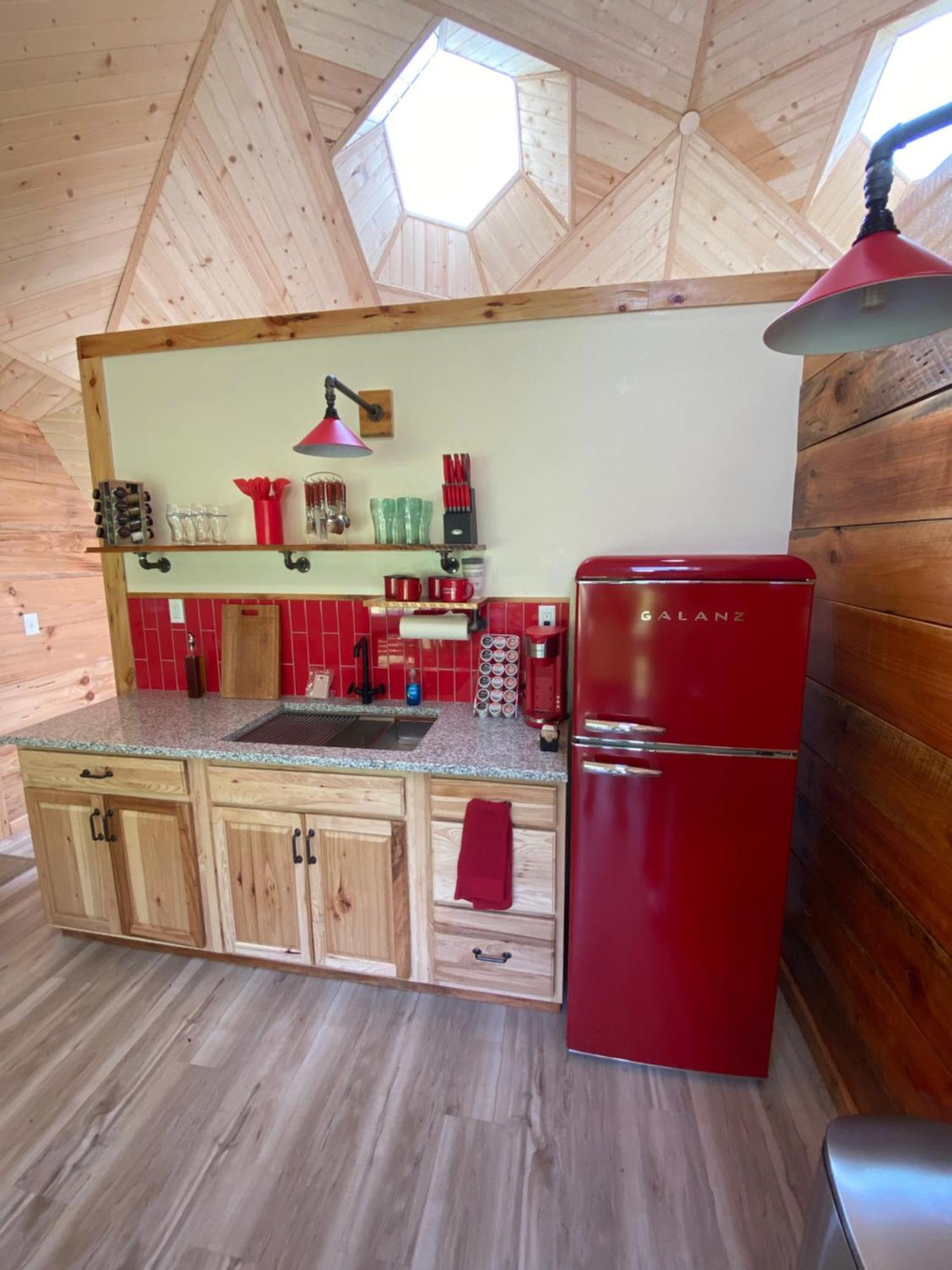 فيلا Natahala Glamping Red Dome #23 Topton المظهر الخارجي الصورة