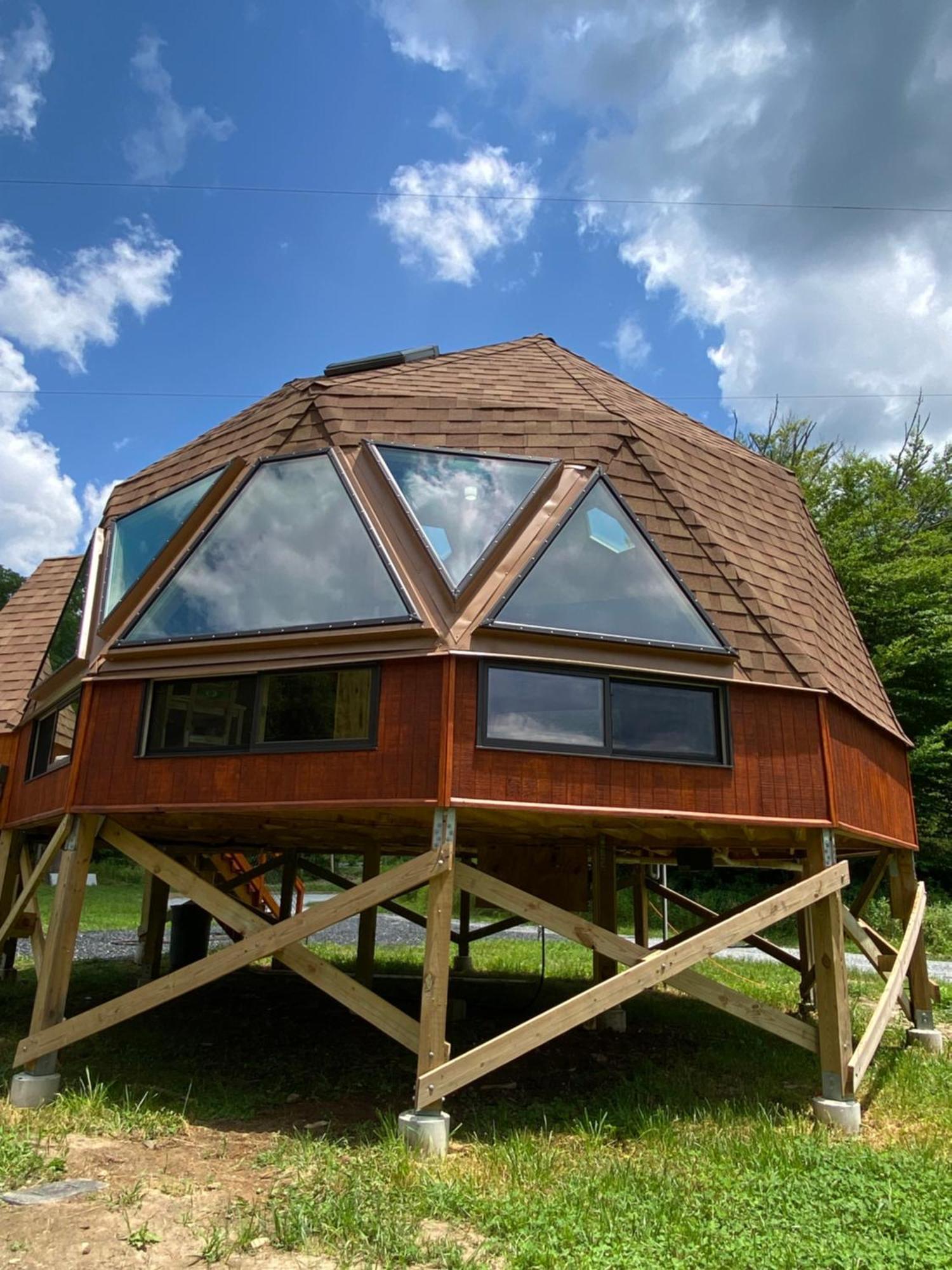 فيلا Natahala Glamping Red Dome #23 Topton المظهر الخارجي الصورة